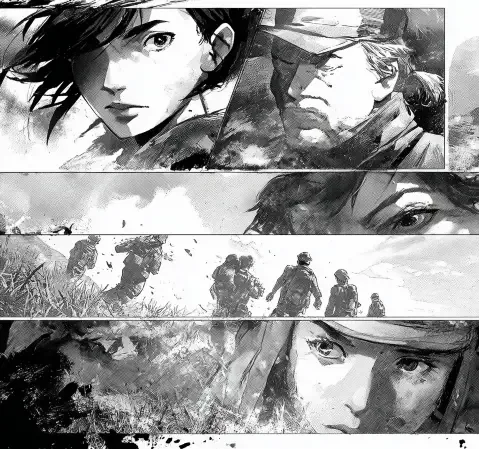 热血成长题材方向的漫画条目视觉示意